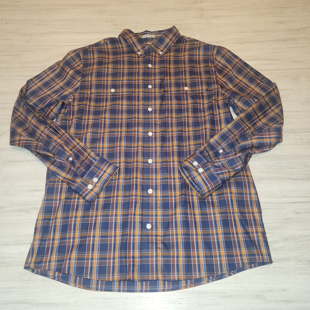 Duluth Untucked Standard Fit Button Down Shirt Men's Large Tall B3